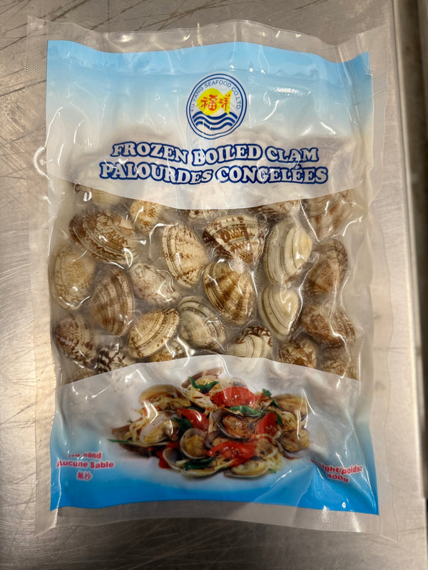 Clams (Cooked), Shell On, Frozen, NW, 8 kg, 20 x 400 g