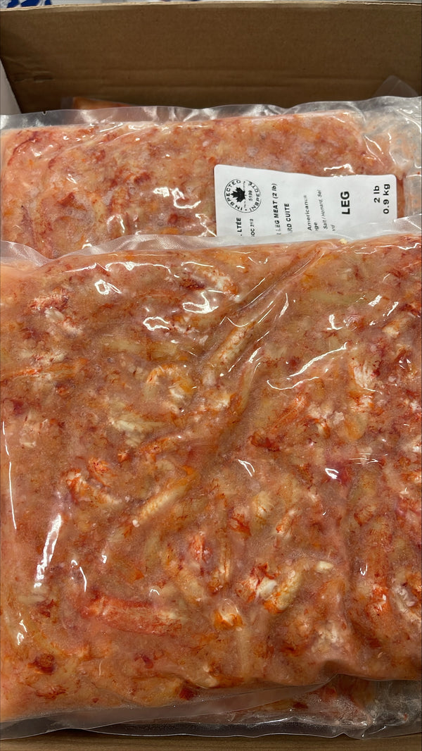 Lobster Meat, Leg, Frozen, Dry Pack, NW, 12 lb