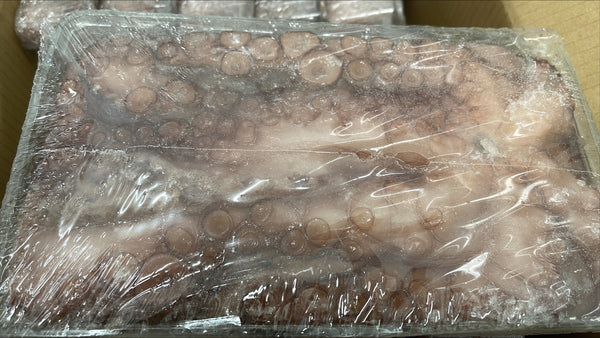 Octopus (Cleaned) 2-4 lb, Whole, Tray, Frozen, Spain, NW, 28 lb