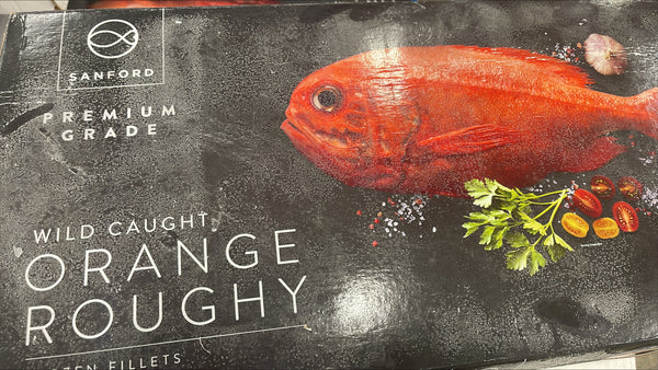 Roughy (Orange), 6-8 oz, Fillets, SBL, Fresh, NW, 10 kg (22.05 lb)