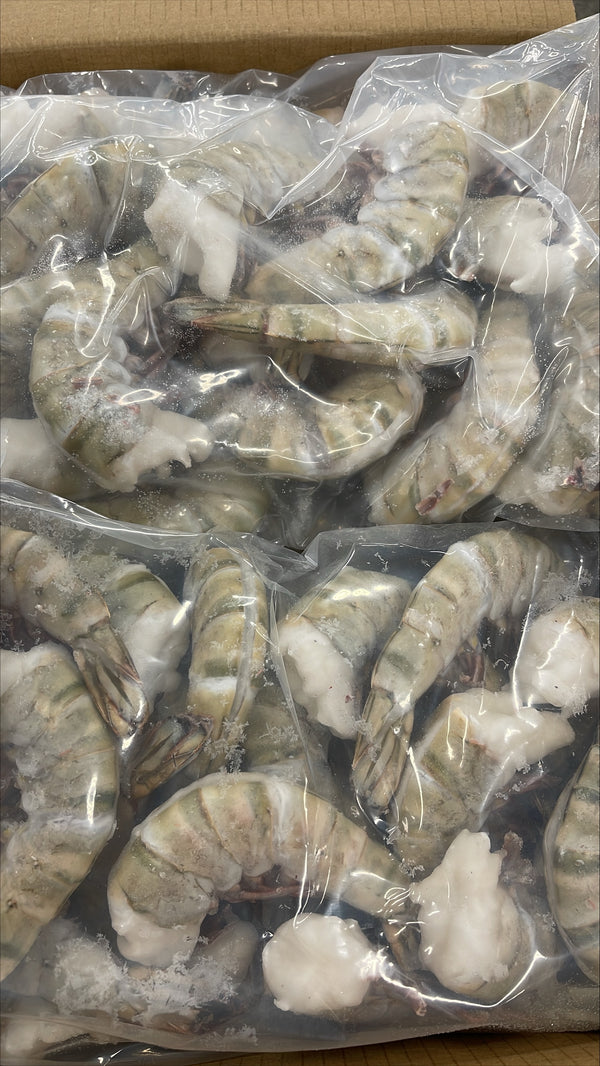 Shrimp, (Black Tiger), 6-8, EZP, Frozen, NW, 10 lb , 5 x 2 lb