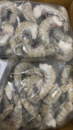 Crevettes, (Black Tiger), 4-6, EZP, congelées, NW, 10 lb, 5 x 2 lb