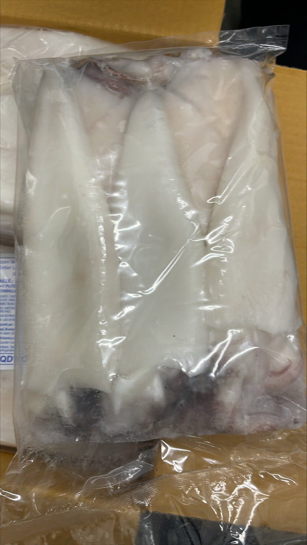 Squid (Loligo For.), U5, Whole, Cleaned, Frozen, Thailand,  NW, 12 kg, 6 x 2 kg