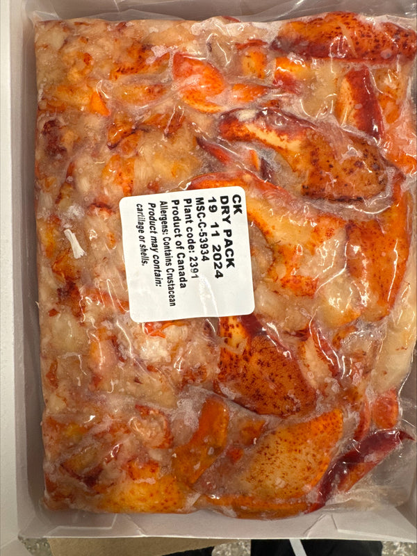 Lobster Meat, Cooked, CK, Frozen, Canada,  NW, 12lb, 6 x 2lb