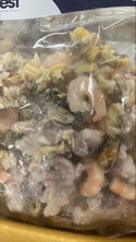 Seafood Mix, 5-Mix, Frozen, NW, 20 lb, 20 x 1 lb