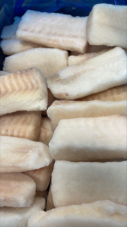 Haddock, 5 oz, Loins, Skinless, Boneless, Frozen, NW, 10 lb