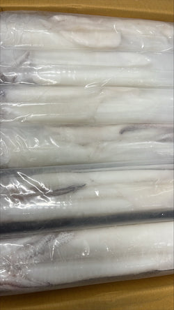 Squid, (Loligo For.), U5, Whole, Cleaned, Frozen, NW, 12 kg, 6 x 2 kg