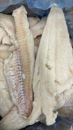 Haddock, 4-6 oz, Fillets, Skinless, Boneless, Frozen, NW, 10 lb