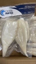 Squid (Gigas), U5, Tubes, Frozen, IQF, China, NW, 20 lb, 10 x 2 lb