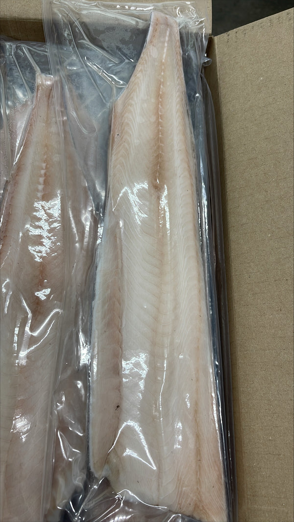 Cod (Black) Fillets Skin On, PBO, IVP, Frozen, IVP, Cold Fish, NW, 1x10 lb