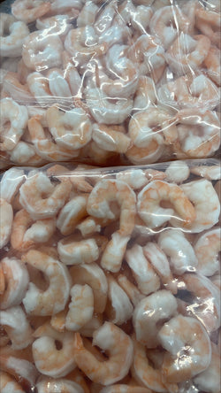 Crevettes, (blanches), 61-70, PD, cuites, congelées, NW, 10 lb, 5 x 2 lb