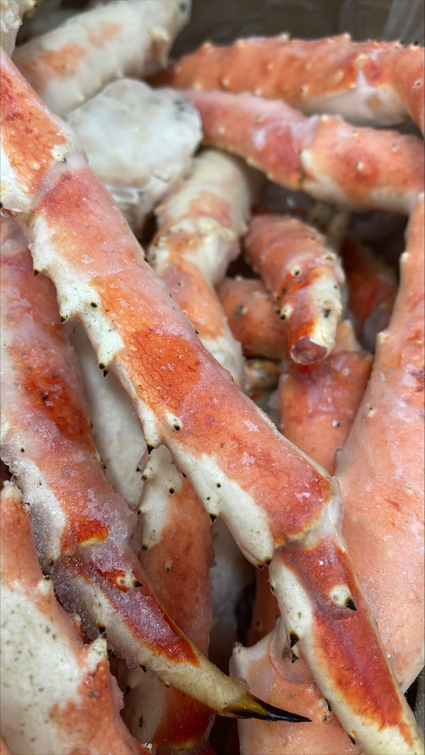 Crab (King), Legs, Red, 6-9, Frozen, IQF, USA, NW, 20 lb