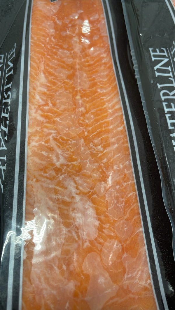 Salmon (Atlantic), Smoked, Steelhead, Thick Cut, Frozen, IVP,  Norway, NW,10 kg,1000g